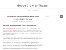 Tablet Screenshot of goodecrowleytheater.org